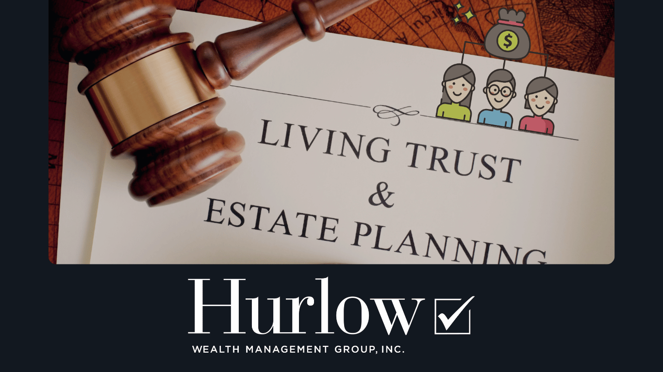Judge's gavel on Living Trust and Estate Planning Documents