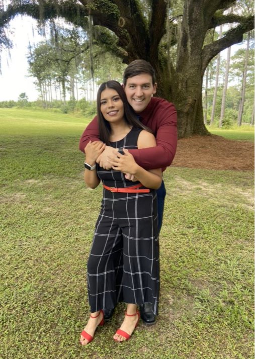 Eldon McCabe and his girlfriend