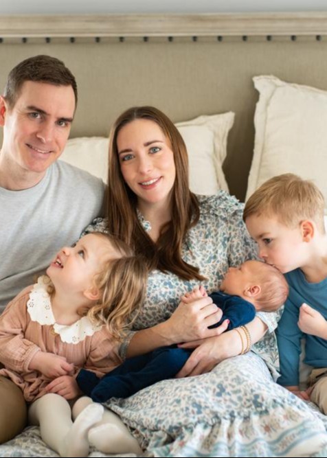 Mike Carson and his family